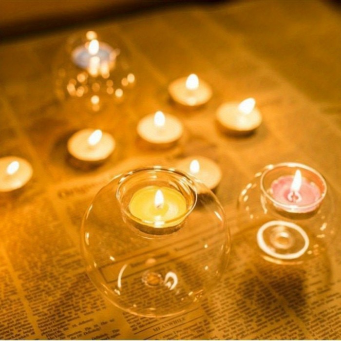 1\u002F2\u002F3\u002F6pcs Crystal Glass Candle Holder 1\u002F2\u002F3\u002F6pcs European Crystal Glass Candle Holder Xmas Halloween Decor Dining Table Candle Stick Romantic Wedding Bar Party Home Decorations