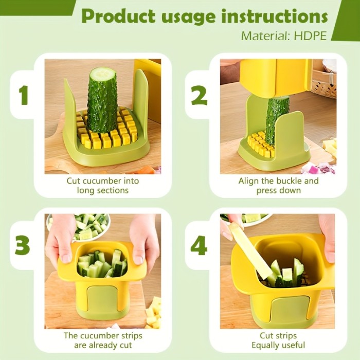 Effortless Multifunctional Vegetable Chopper - French Fry Maker & Onion Slicer - Hand Pressure Operation for Home & Commercial Use - Durable Kitchen Tool for Quick & Precise Slicing