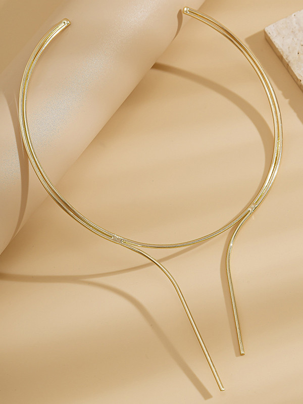 Solid Color Normcore Necklaces Accessories