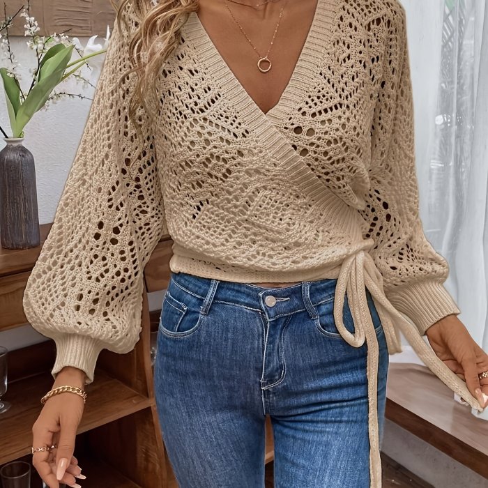 Elegant Sweater V-Neck Sweater