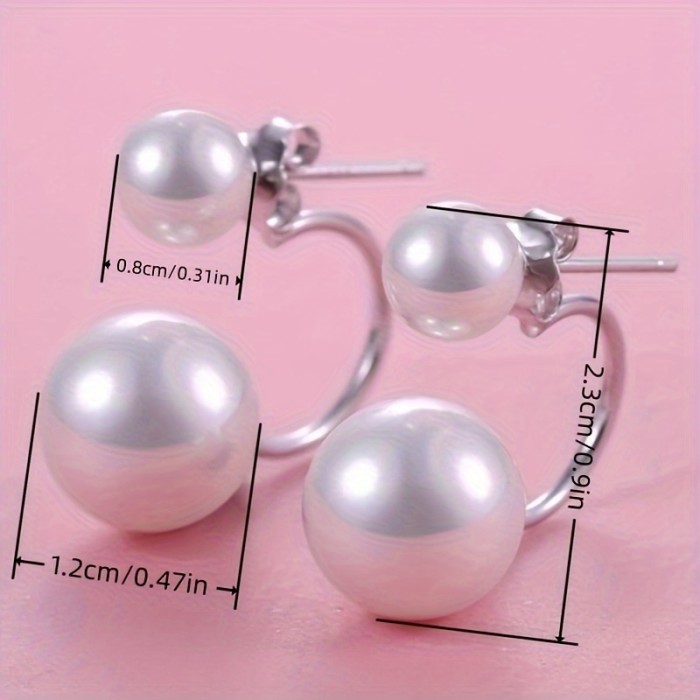 Vintage-Inspired Pearl Stud Earrings