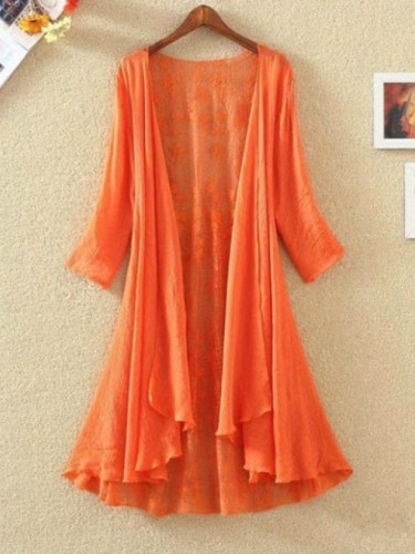 Women's Elegant Open Front Cardigan