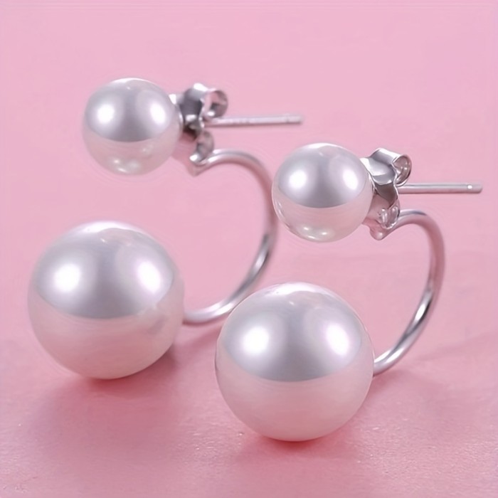 Vintage-Inspired Pearl Stud Earrings