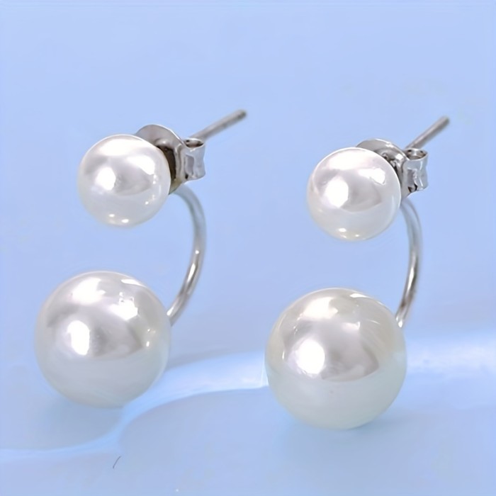 Vintage-Inspired Pearl Stud Earrings