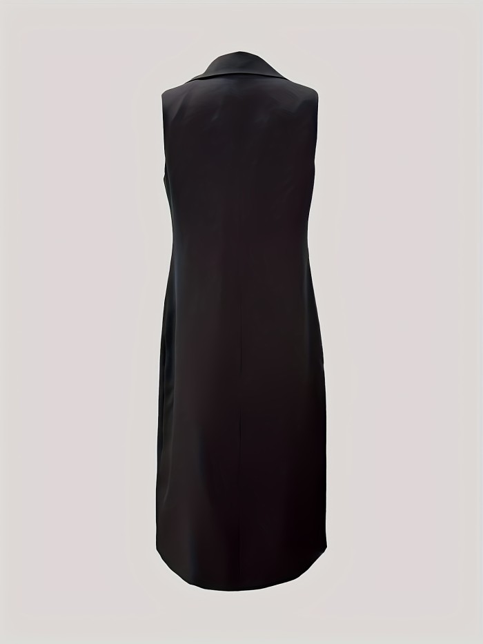 Elegant Women'S Sleeveless Blazer Vest