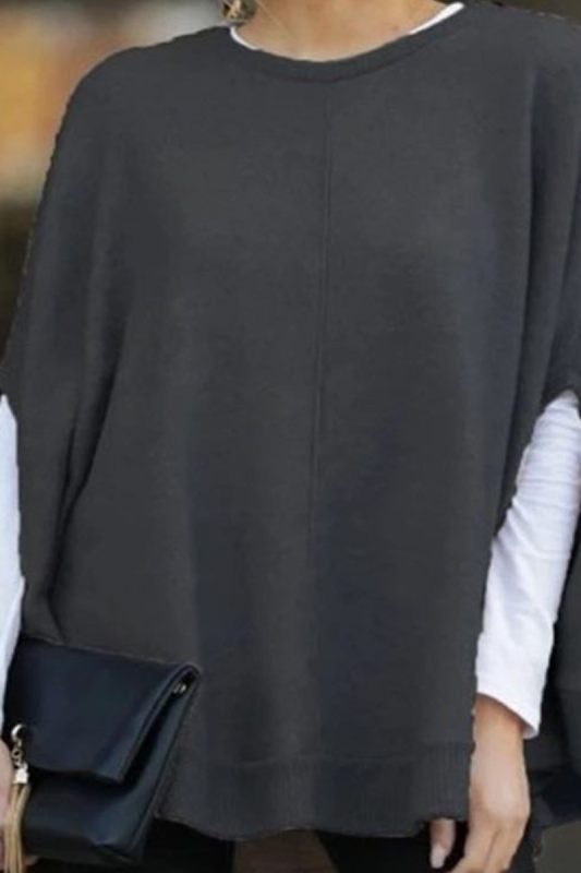 Casual Solid Pullovers O Neck Cardigans(4 Colors)