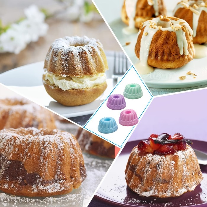 12pcs Silicone Muffin Cupcake Molds for Wedding, Christmas, Halloween, Easter, Thanksgiving, Valentine'S Day