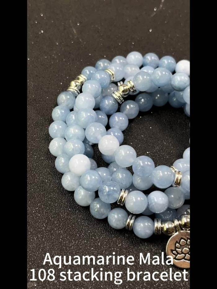 Bohemian Mala Beads 108 Natural Handmade Mala Beads