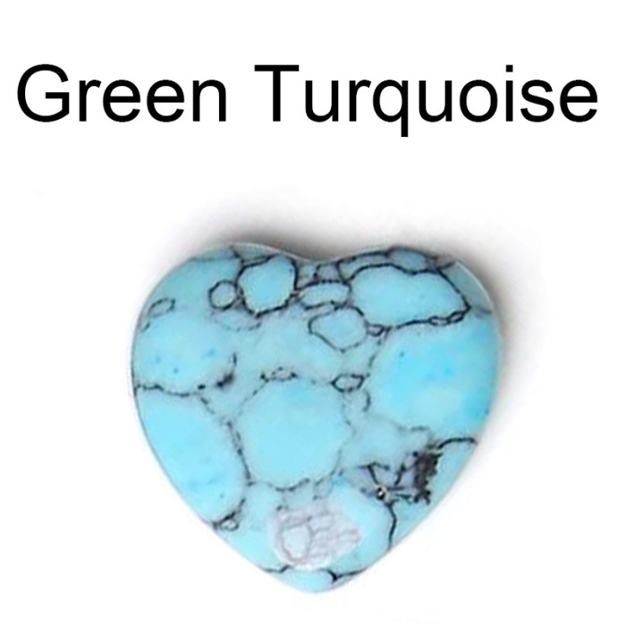 Heart Shaped Artificial Crystal Stones 0.78Inch Worry Stones Bulks Assorted Heart Palm Pocket Carved Love Heart Stones