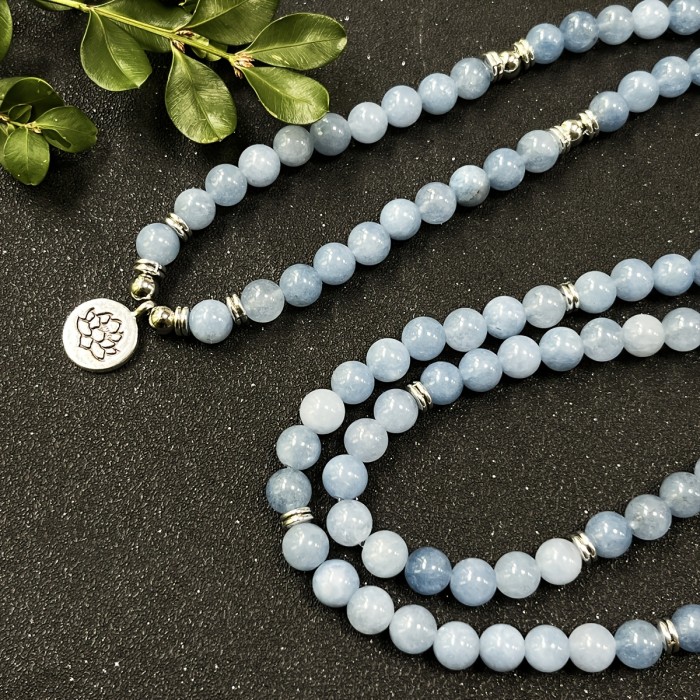 Bohemian Mala Beads 108 Natural Handmade Mala Beads