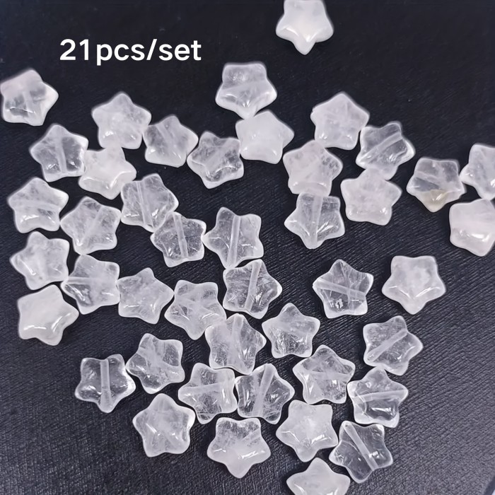 Crystal Pentagram, Aventurine Stone, Tiger Eye Stone, Pink Crystal, Star Loose Beads Beading Handmade DIY Jewelry Accessories