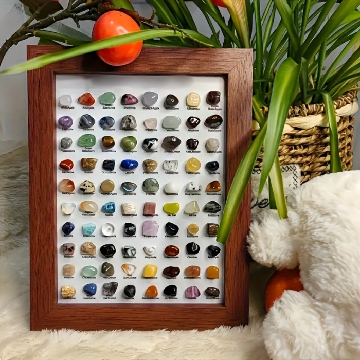 80 Artificial Stones with Different Shapes And Colors Can Be Used to Collect And Have Strong Ornamental Value, Suitable for Home Decoration And Gifts From Relatives And Friends.