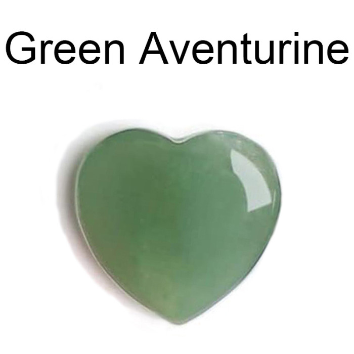 Heart Shaped Artificial Crystal Stones 0.78Inch Worry Stones Bulks Assorted Heart Palm Pocket Carved Love Heart Stones