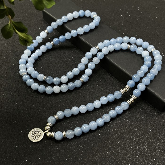 Bohemian Mala Beads 108 Natural Handmade Mala Beads