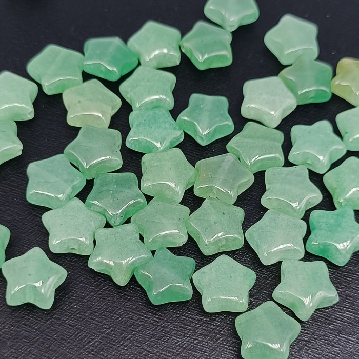 Crystal Pentagram, Aventurine Stone, Tiger Eye Stone, Pink Crystal, Star Loose Beads Beading Handmade DIY Jewelry Accessories