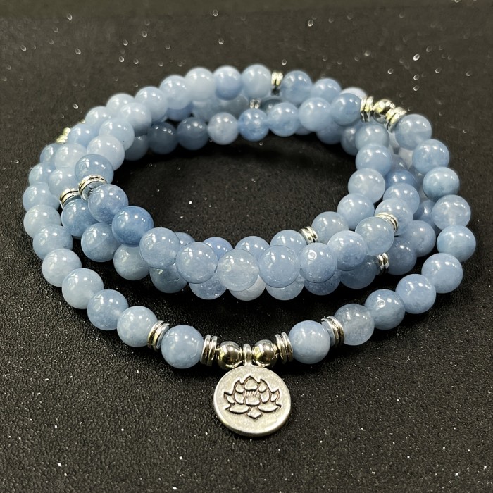 Bohemian Mala Beads 108 Natural Handmade Mala Beads