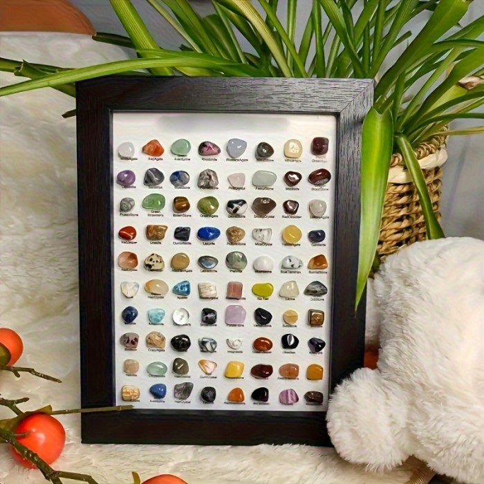 80 Artificial Stones with Different Shapes And Colors Can Be Used to Collect And Have Strong Ornamental Value, Suitable for Home Decoration And Gifts From Relatives And Friends.