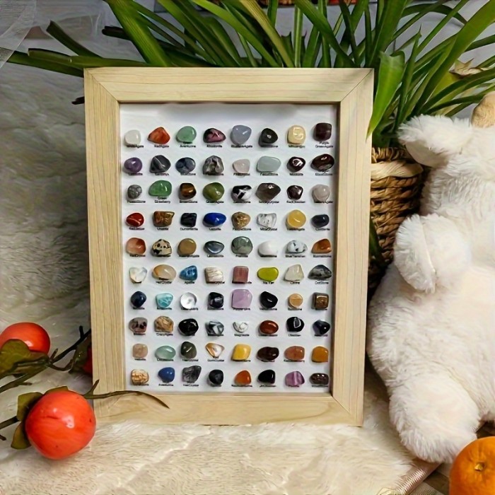 80 Artificial Stones with Different Shapes And Colors Can Be Used to Collect And Have Strong Ornamental Value, Suitable for Home Decoration And Gifts From Relatives And Friends.