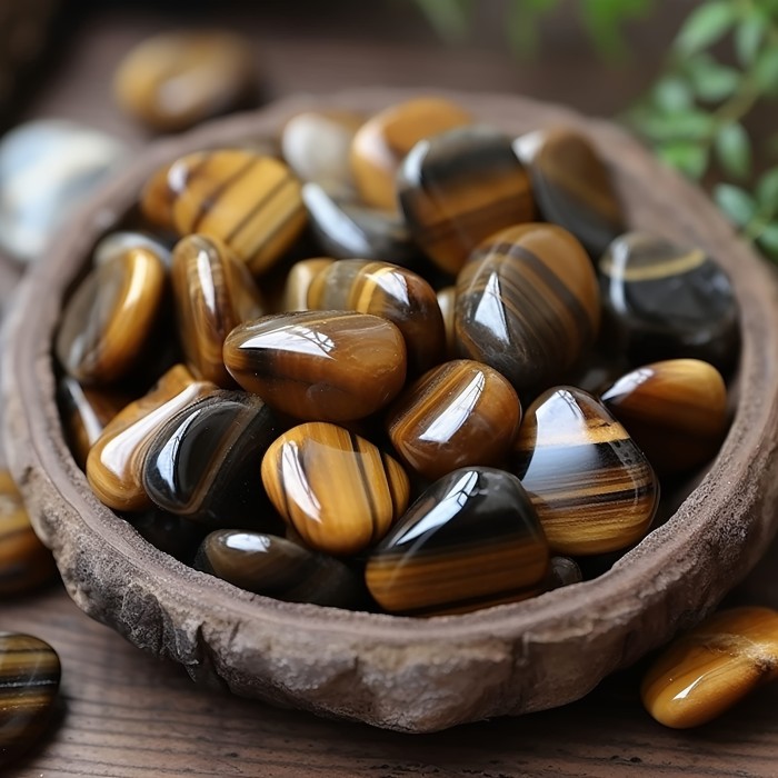 50g\u002F100g tiger's eye Polished Synthetic Gemstonestone set hand-picked natural tumbled Synthetic Gemstonestones and rocks home decoration