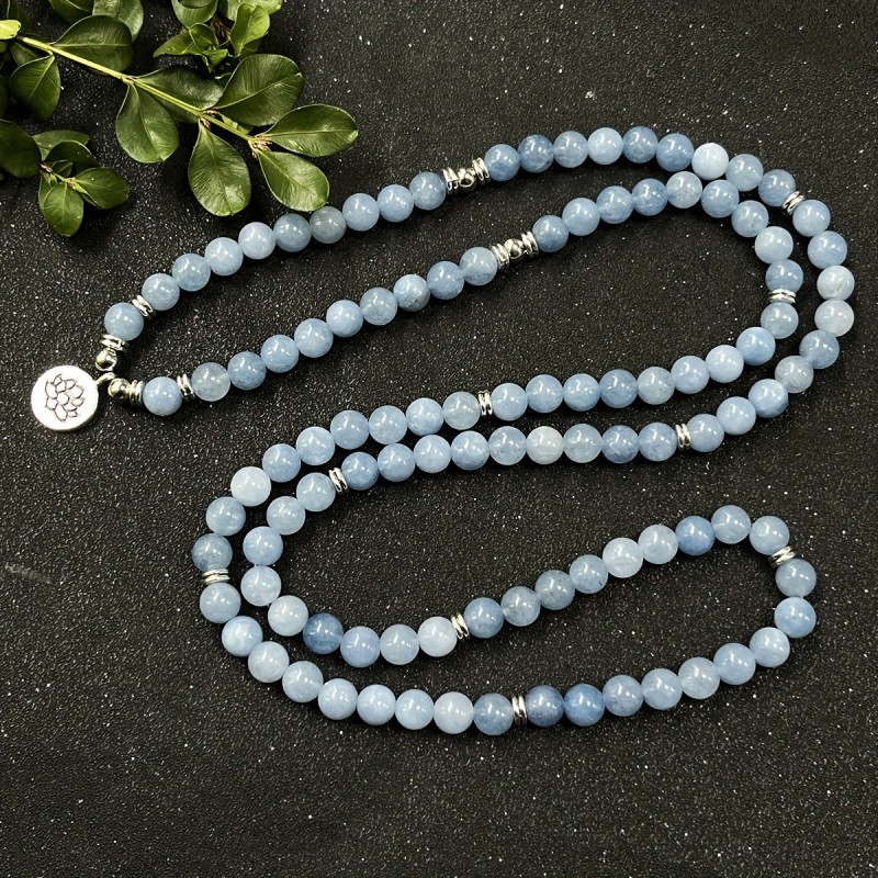 Bohemian Mala Beads 108 Natural Handmade Mala Beads