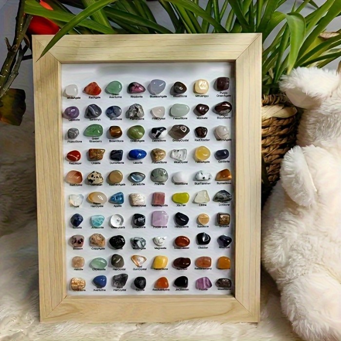 80 Artificial Stones with Different Shapes And Colors Can Be Used to Collect And Have Strong Ornamental Value, Suitable for Home Decoration And Gifts From Relatives And Friends.