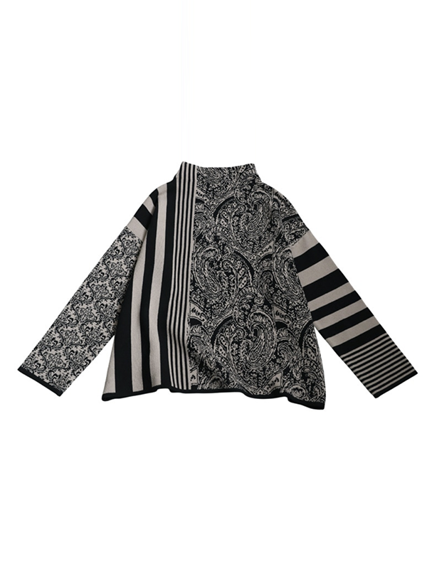 Striped Loose Long Sleeves Pullovers
