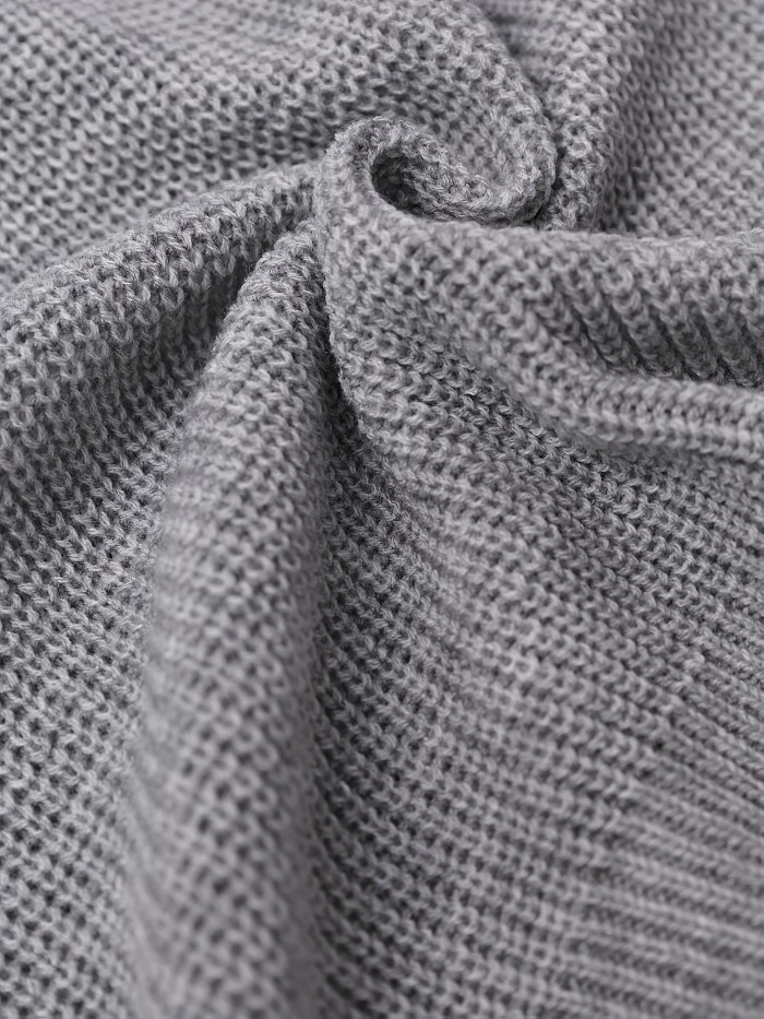 Elegant Chic Polo Collar Long Sleeve Dress for Women