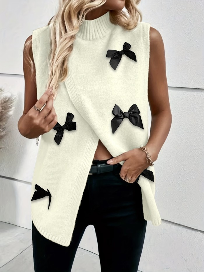 Women's Sleeveless Round Neck Casual Elegant Tops High Elasticity Vest