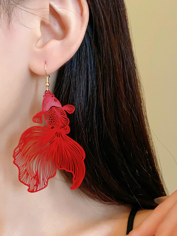 Animal Shape Drop Earrings
