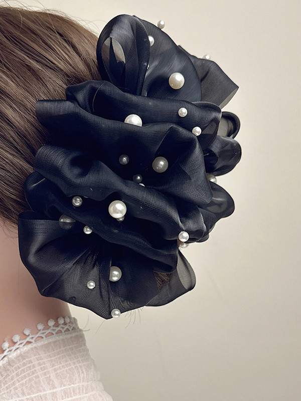 See-Through Gauze Flower Shape Hairclaw Clawclip