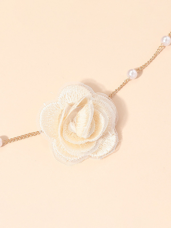 Three-Dimensional Flower Necklaces Accessories