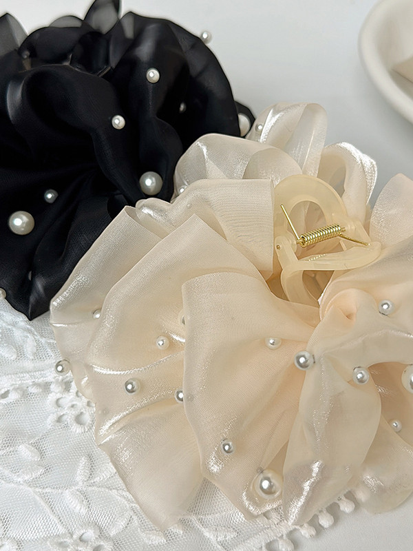 See-Through Gauze Flower Shape Hairclaw Clawclip