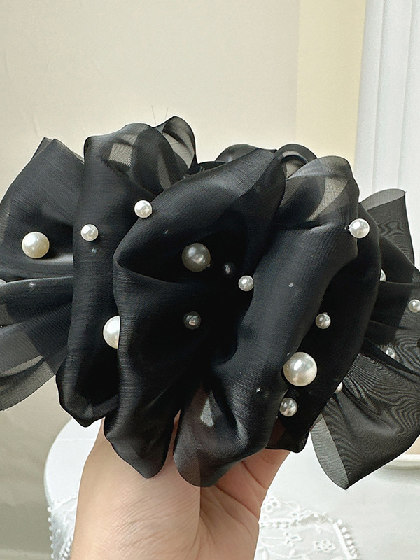 See-Through Gauze Flower Shape Hairclaw Clawclip