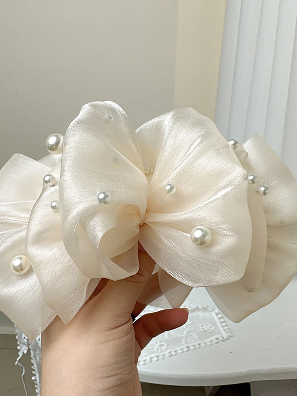 See-Through Gauze Flower Shape Hairclaw Clawclip