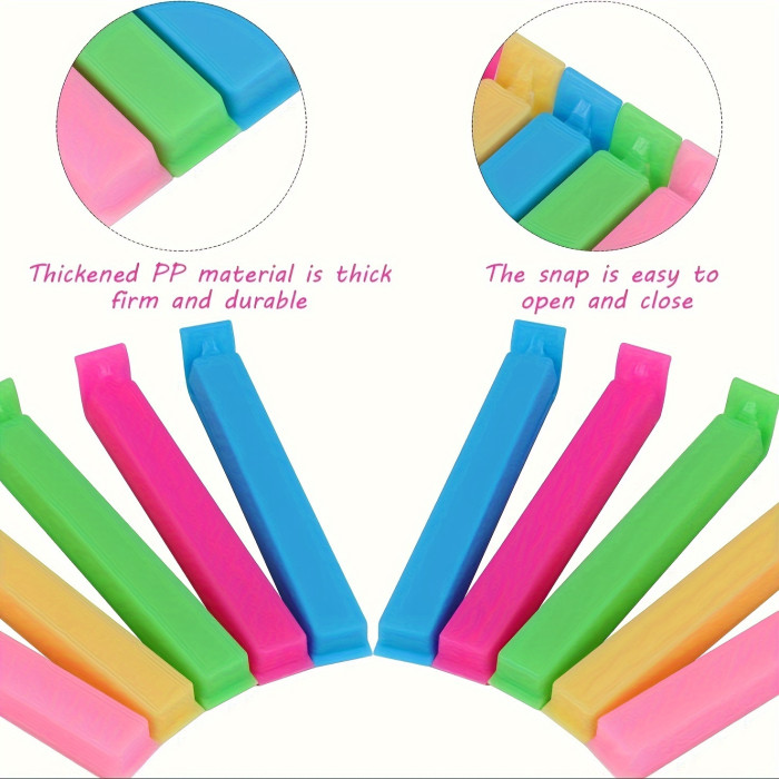 Reusable Moisture-proof Plastic Food Bag Clip - 30pcs\u002F20pcs\u002F10pcs Sealing Clip for Kitchen Storage Box and Storage Accessories