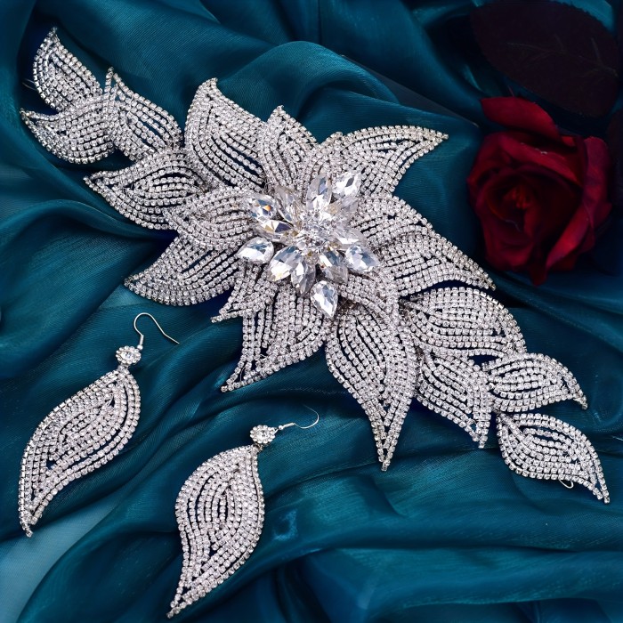Exquisite Bridal Hair Band - Wedding Dresses Matching Accessories, Luxury Alloy Rhinestones Decoration, Handmade Fashionable Upscale Hairwear for Brides
