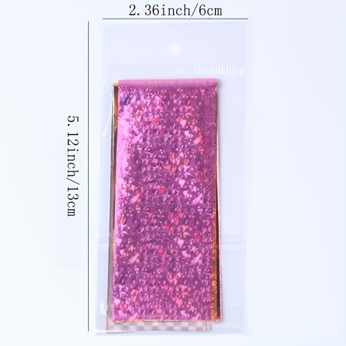 16 Sheets Nail Art Foil Transfer Set Paper Manicure Starry Nail Stickers Fashion Adhesive Nail Decals For Women Girls