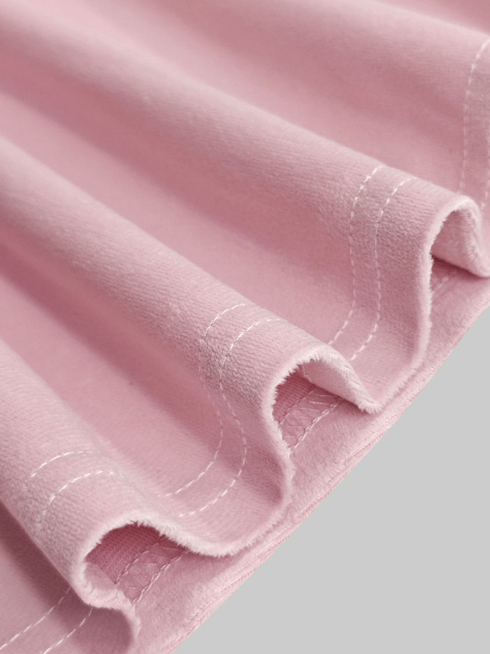 Solid Color Pockets Pleated Elasticity High Waisted Skirts Bottoms