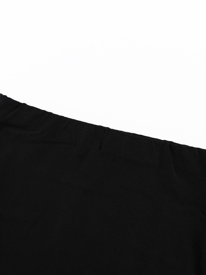 Solid Color High Waisted Column Skirts Bottoms