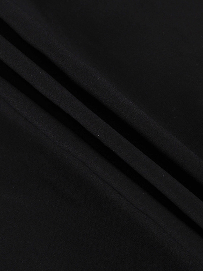 Solid Color High Waisted Column Skirts Bottoms