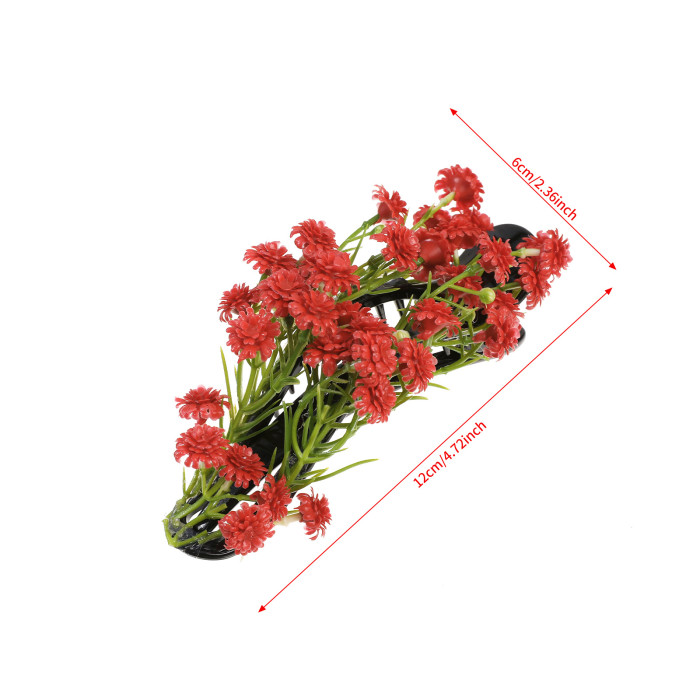 🌸3Pcs Boho Simulated Breath Flower Duckbill Clips | Women’s Floral Daily Vacation Hair Accessories