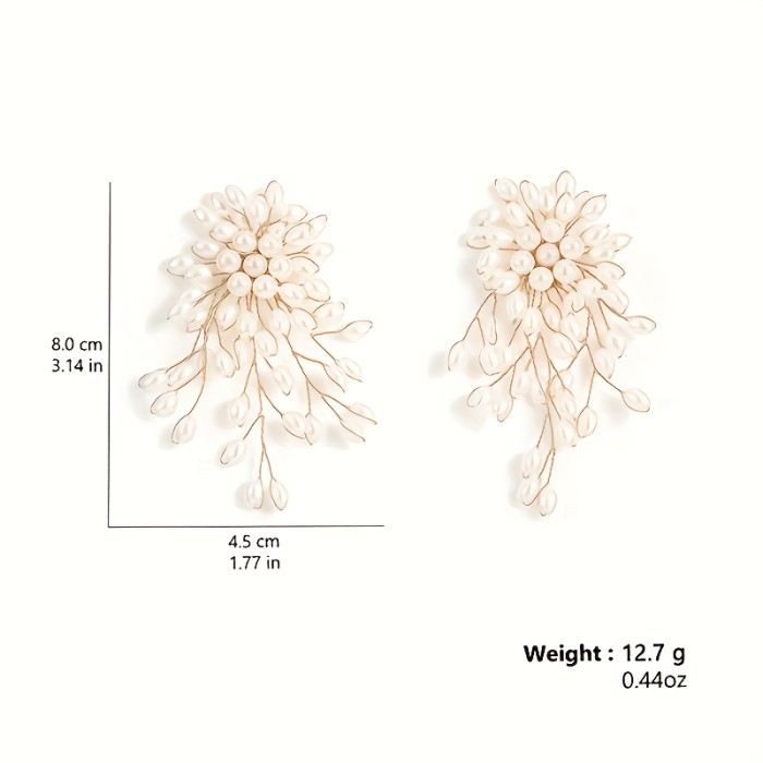 💍Women’s Elegant Luxe Faux Pearl Earrings | Daily Wear Party Outfit Perfect Gift Fashion Jewelry