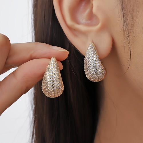 ✨Teardrop Synthetic Zircon Studs | Light Luxury Women’s Date Graduation Gift Earrings