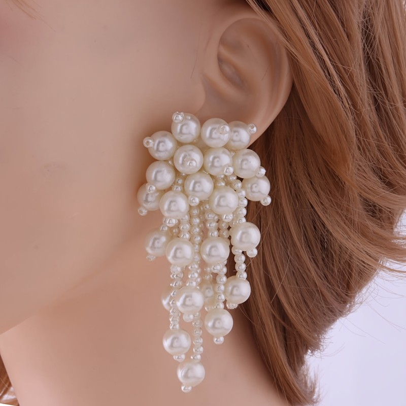 ✨Faux Pearl Tassel Dangles | Vintage Ethnic Delicate Teen Date Party Women’s Earrings