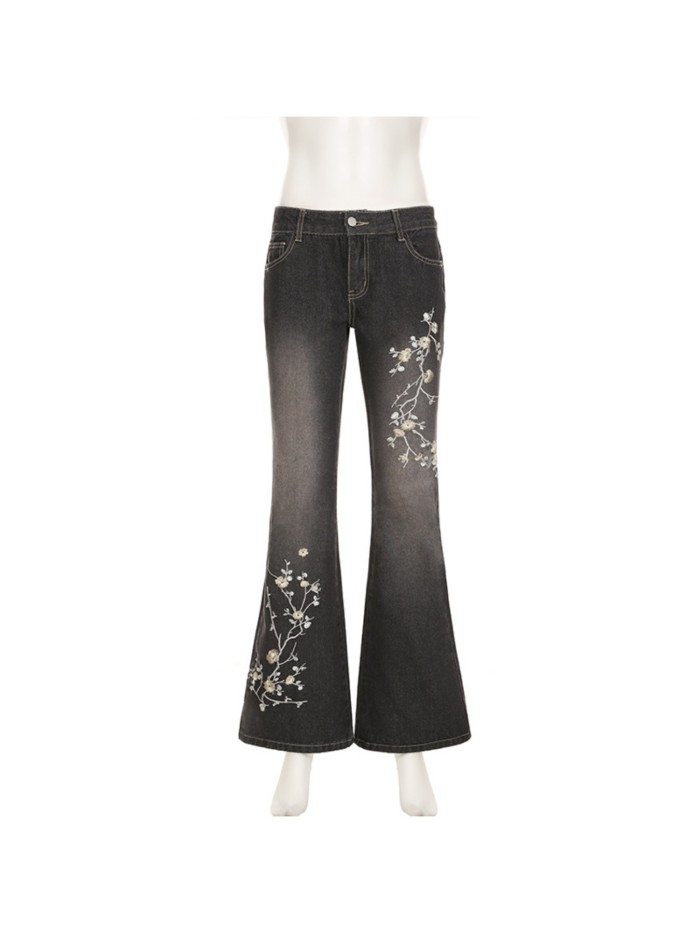 ✨High Waist Lift Stretch Wide Leg Jeans | Draped Straight Cut