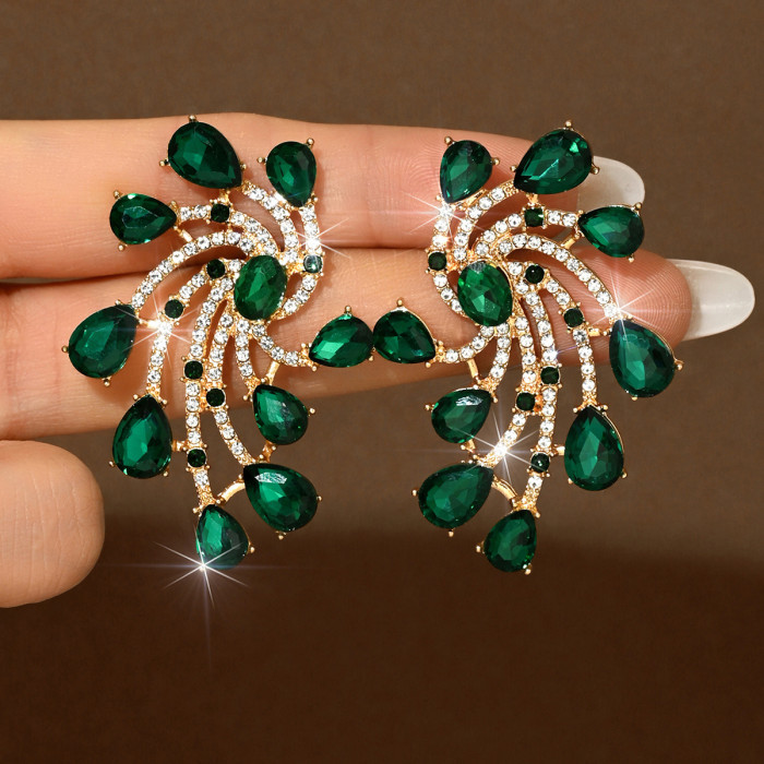 ✨ Luxurious Sparkling Branch Drop Earrings | Wedding Party Evening Statement Jewelry