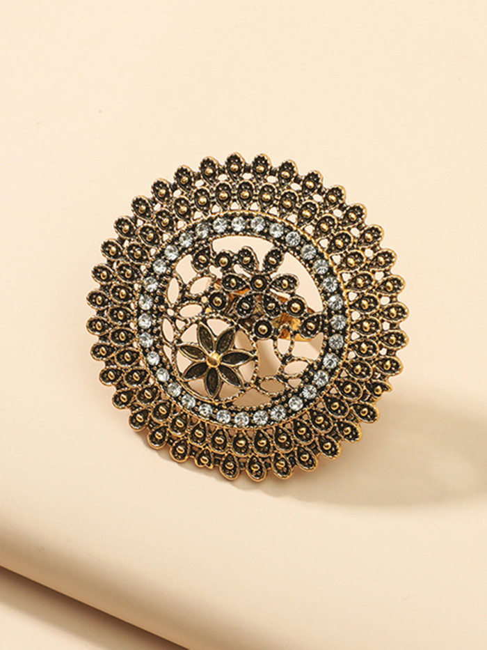 Hollow Geometric Flower Shape Rings Accessories