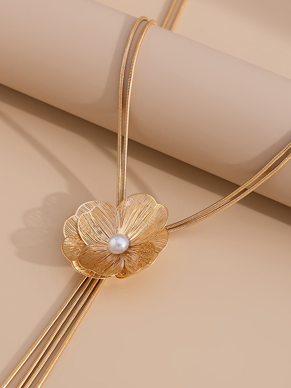 Tasseled Flower Shape Necklaces Accessories