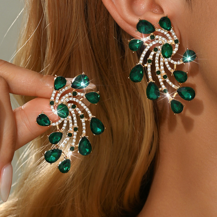 ✨ Luxurious Sparkling Branch Drop Earrings | Wedding Party Evening Statement Jewelry