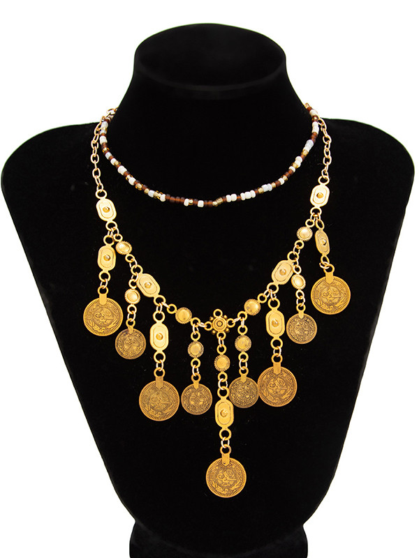 Shiny Geometric Chains Irregularity Necklaces Accessories